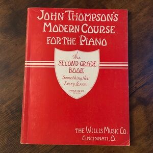 Vintage John Thompson's Modern Course for the Piano Book The Second Grade Book